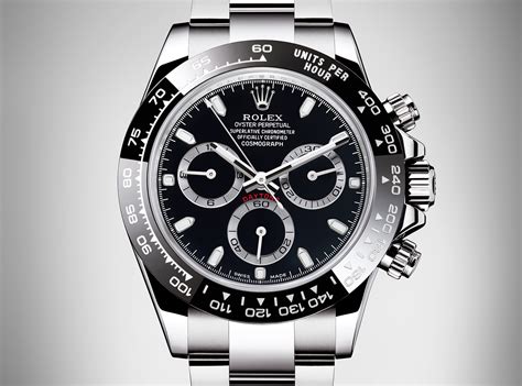 rolex daytona cosmograph acier fond noir